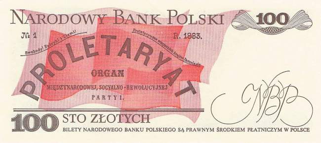 100 Zloty Polen p143e 1988